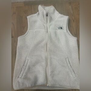 The North Face Women's Cream Sherpa Fleece Vest